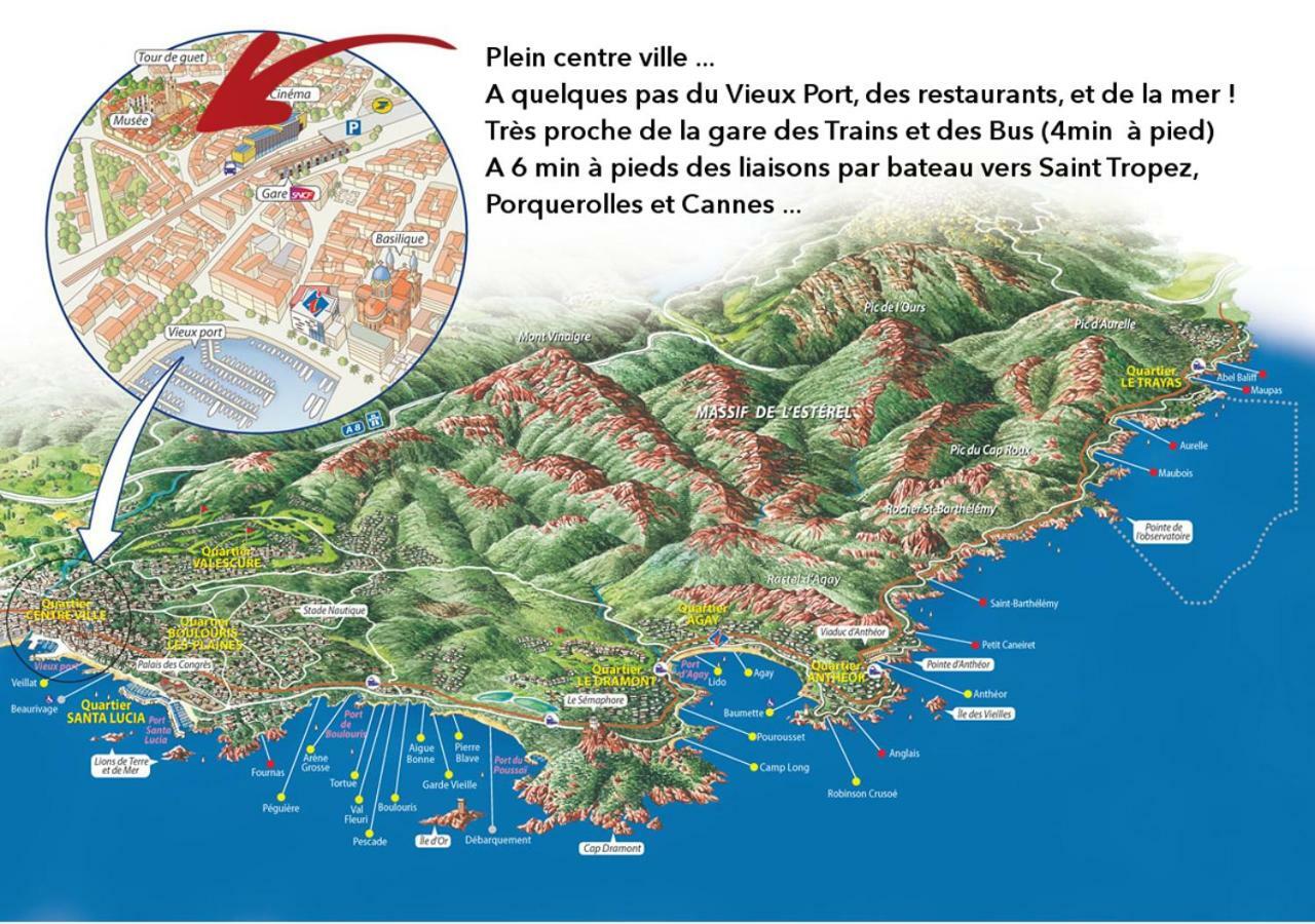 Studio Liberte Plein Centre Saint-Raphaël 외부 사진